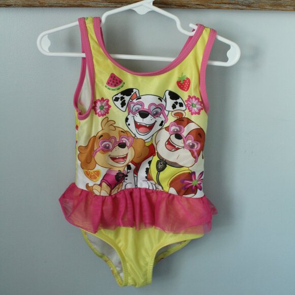 Character.com Size 4 Paw Patrol Tulle Bathing Suit - Picture 1 of 3